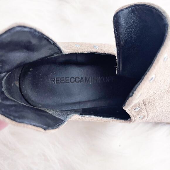 Rebecca Minkoff Lana Suede Split Shaft Booties - Picture 4 of 8